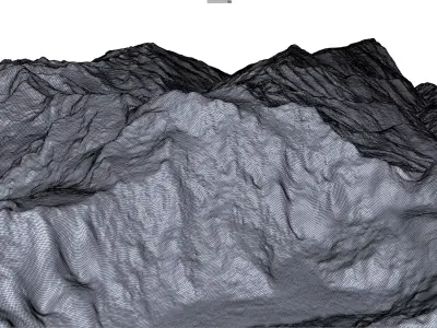 Himalchuli Mountain Nepal 3D model