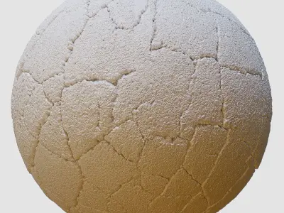 Cracked Asphalt PBR Texture Texture