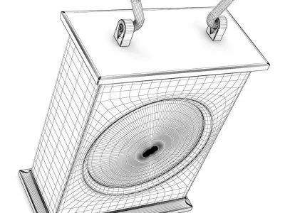 Classic Table Clock 1 3D model