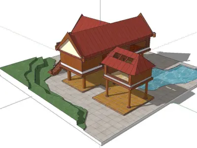 Creative Design-Holiday Cabin-0109 3D model