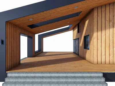 Modern Residential Building 19 3D model