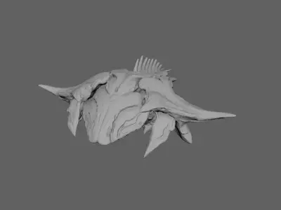 Space Ship 3D model 12