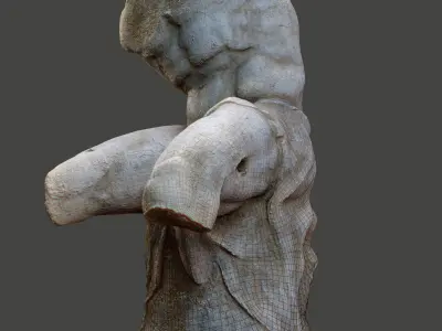 Belvedere Torso Low-poly 3D model