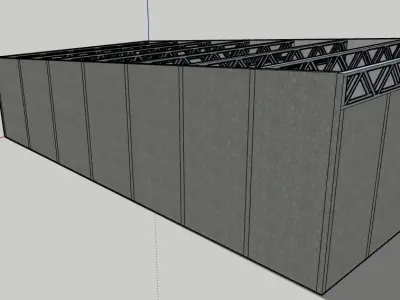 Industrial Shed 3D 3D print model