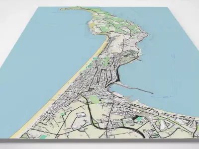 Cityscape Milazzo Italy 3D model