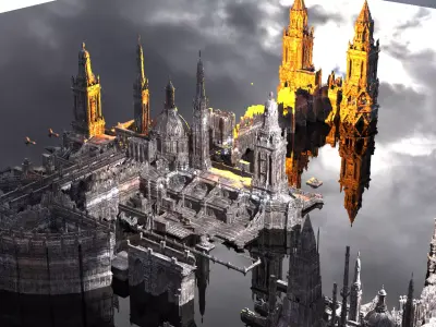 Hell gate City embers 3  3D model