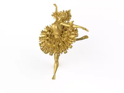 Dancing girl-1 Artwork-73 3D print model