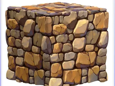 Stylized Wall Seamless Texture Texture 85