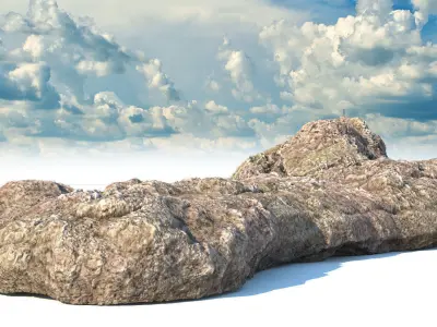 Rock V-ray Realistic 3D model