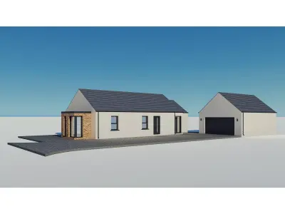 Modern House 12 3D model