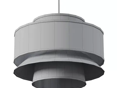 Modern Piper LED Pendant Lights Low-poly 3D model