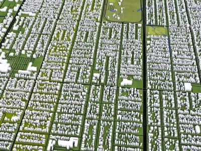 Salt Lake City  Low-poly 3D model