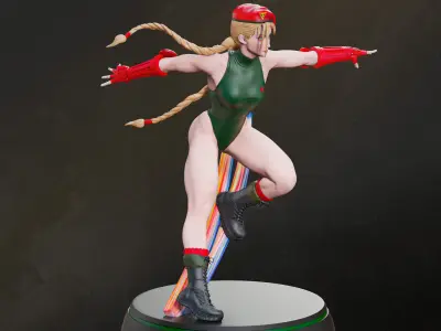 Cammy I Street Fighter 3D print model