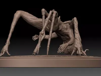 The Thing 2011 - The Splitface original concept 3D model