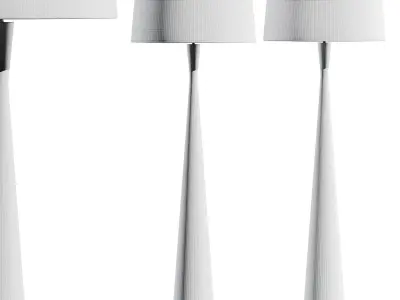 Currey and Company Montenegro Floor Lamp 3D model