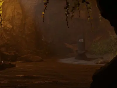 Cave Nature Scene  3D model