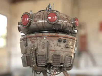 Sci-Fi Collector 3D Model Low-poly 3D model