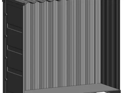 Container Shipping Full Parameter 3D model