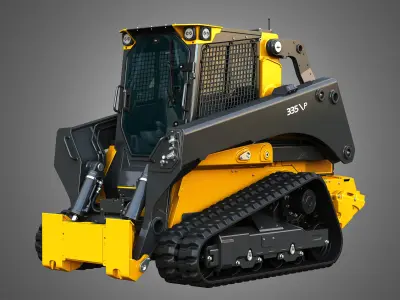 335 P-Tier Compact Track Loader - Bucket 3D model