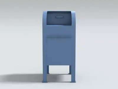laos Mail Box 3D model