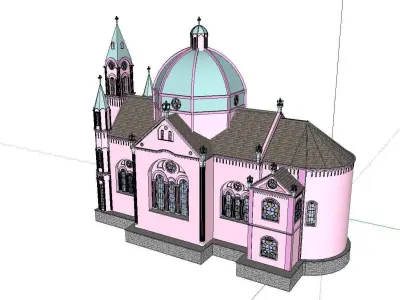 Architecture-Religion-God-Culture-Temple -0225 3D model