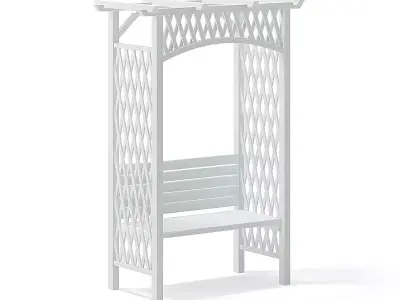 Garden Pergola 3D Model 3D model