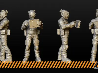 Medic team 3D print model