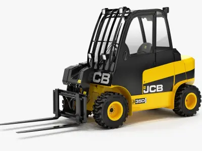  JCB Teletruk TLT 35D Rigged 