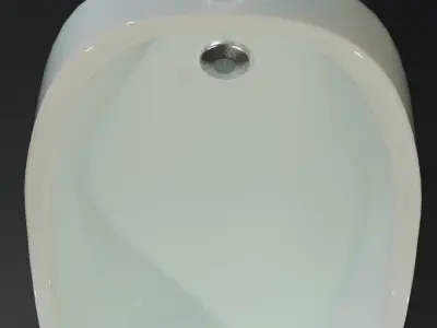 Urinal Free low-poly 3D model