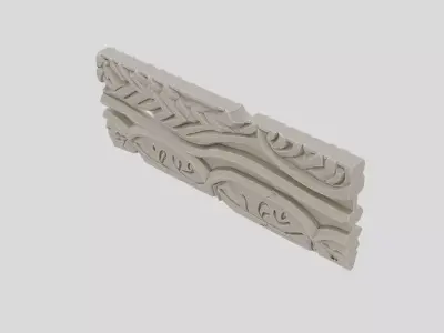 Ancient Fantasy Stone Road Milestone for 3D print 3D model