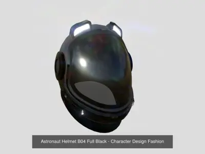 10 Astronaut Helmet B Collection - Character Design Fashion 3D Model Pack