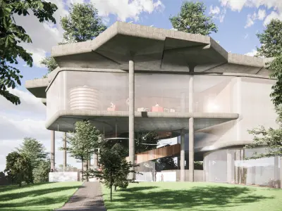 SOLAR ENERGY EXHIBITION CONCEPTUAL ARCHITECTURE DESIGN 3D model