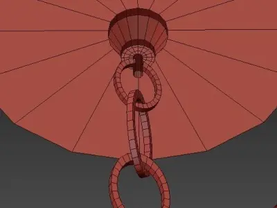 Euclid Chandelier Spanish Bronze 3D model