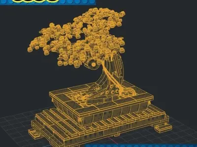 Lego - Bonsai Tree 3D print model