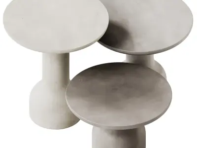 MOR DESIGN PESO Coffee table set 3D model