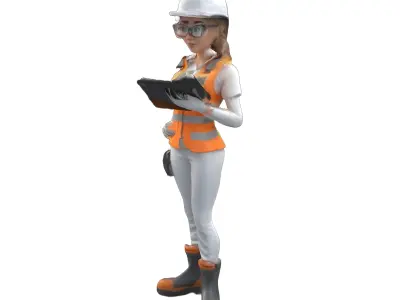 Character Model Collection - Robotics and Professional Series 3D print model