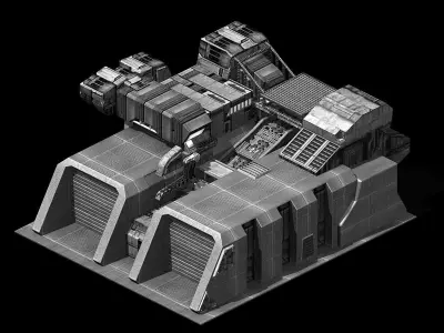 Future City - Arsenal 01 3D model