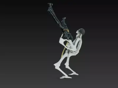 figura de esqueleto de fantasia  3D print model