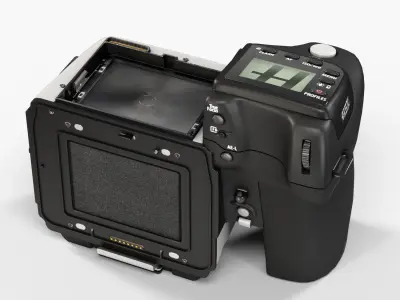 Hasselblad H5X Body DSLR camera Low-poly 3D model
