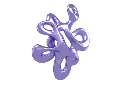 Abstract Shape v26 004 Low-poly 3D model