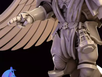 Angel Warrior 3D print model
