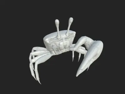 Crab Statue 3D model