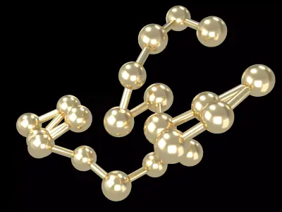 Amino Acids 20 gencomplexity v1 007 Low-poly 3D model