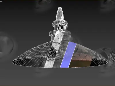 Lamp - Edison light bulb 3D model