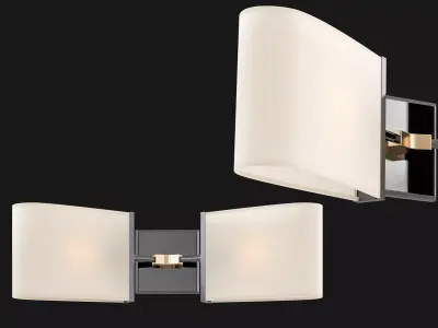 Modern Double Sconce 3D model
