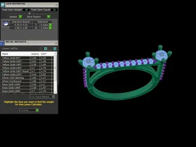 Light Wt Ring - 78 3D print model