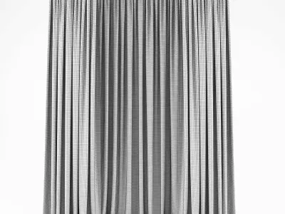 Curtains520 curtain Low-poly 3D model