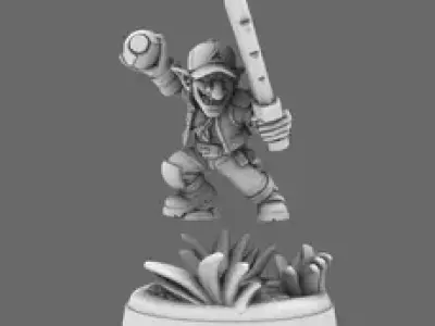Space Orcs Burn Ketchup Attack Beast Trainer 3D print model