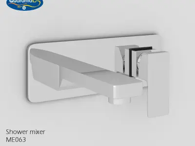 3D Model interior door in oak 3D model