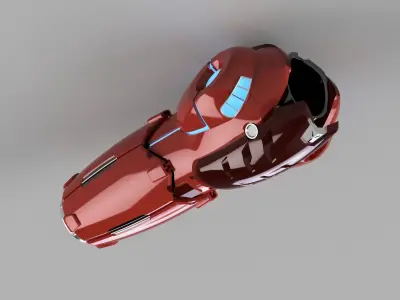 Metroid Dread Samus Aran Omega Arm Cannon With Firing Action 3D print model